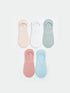 LC Waikiki Women's Plain Invisible Socks - 5-Pack